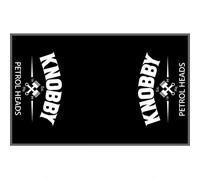 Knobby Petrol Heads Floor Mat Noir 160 x 100 cm