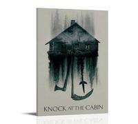 Knock at The Cabin2 Poster mural sur toile vintage esthétique pour salon, chambre à coucher, 40 x 60 cm, style cadre