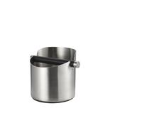 knock box, Boîte à café durable, bac à expresso de style barista, accessoires for machines de bureau et de cuisine à domicile,for Coffee Grinding(Silver S)