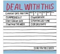Hand-Lettered Deal With This Sticky Notes