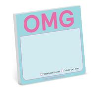 Knock Knock OMG Bloc-notes adhésif 7,6 x 7,6 cm chacun