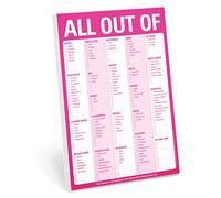 Knock Knock Pad: All Out Of Pad Pink (with magnet)