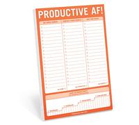 Knock Knock Productive AF Pad, bloc-notes amusant pour bureau et liste de choses à faire, 15,2 x 22,9 cm