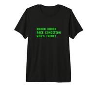 Knock Knock Race Condition Who's There Programmation Coder Fun T-Shirt Haut de Gamme