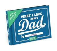 Knock Knock What I Love about Dad Book Fill in the Love Fill-in-the-Blank Book & Gift Journal