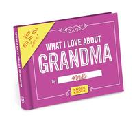 Knock Knock What I Love about Grandma Book Fill in the Love Fill-in-the-Blank Book & Gift Journal