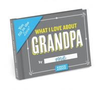 Knock Knock What I Love about Grandpa Book Fill in the Love FillintheBlank Book Gift Journal Inconnu (Auteur)