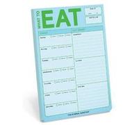 Knock Knock Bloc-notes magnétique « What to Eat » avec aimant - 15,2 x 22,9 cm
