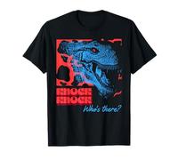 Knock Knock Who's There (déclaration Amusante et Graphique Dinosaure) T-Shirt