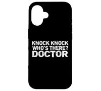 Knock Knock Who's There Doctor Coque pour iPhone 16