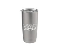 Knock Knock Who's There Doctor Gobelet isotherme en acier inoxydable double paroi