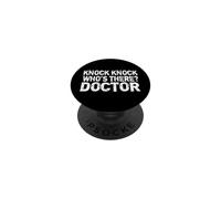 Knock Knock Who's There Doctor Support PopSockets PopGrip Adhésif