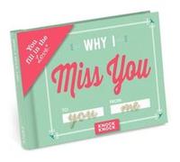 Knock Knock Why I Miss You Book Fill in the Love FillintheBlank Book Gift Journal Inconnu (Auteur)