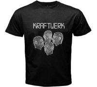 Knock New Kraftwerk Musique Non Stop Robots Human Devo Printed Tee Graphic T-Shirt Funny Shirt (Medium)
