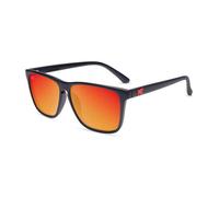 Knockaround - Fast Lanes Cat 3 - Lunettes de soleil Matte Black - Red Sunset Cat 3 Polarized