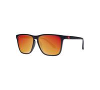 Knockaround - Lunettes de soleil - Fast Lanes Matte Black / Red Sunset - Noir Noir