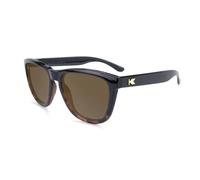 Knockaround - Premiums Cat 3 - Lunettes de soleil Glossy Black and Tortoise Shell Fade - Amber Cat 3 Polarized
