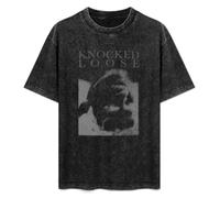 Knocked Loose Separate Punk Hardcore American Band Mens T-Shirt Black Graphic Unisex Tee Shirt XL