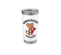 Knockout Mouse - Drôle de science, microbiologie, génétique drôle Gobelet isotherme en acier inoxydable double paroi