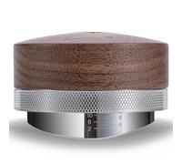 KNODOS Distributeur d'expresso en noyer de 58,5 mm - Profondeur réglable - En acier inoxydable - Pour machine à expresso - Accessoires pour cafés