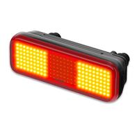 Knog Feu arrière vélo Blinder Link – 100 lumens, 50 h autonomie – Argenté Noir/Rouge