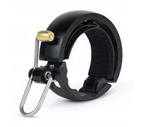 Knog Anneau de klaxon d'alarme de sécurité pour guidon de vélo de vélo de luxe Oi 23.8-31.8mm, noir, grand