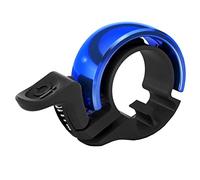 Knog Oi Classic Small Klein Fahrrad Klingel 22,2mm Bike Bell Glocke Design Slim MTB Laut Ringförmig, KNCS, Farbe Schwarz Blau