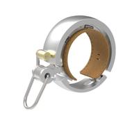 Knog Oi Luxe Grande sonnette de vélo argentée, 23.8-31.8mm
