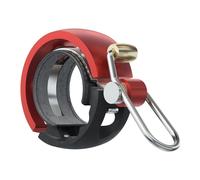 Knog Oi Luxe Petite Cloche De Vélo 22.2mm Noir/Rouge, L'Original, Cloche