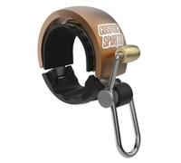 Knog Oi Luxe Petite Cloche De Vélo Noir/Mat Bourbon, 22,2 Mm