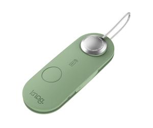 Knog Scout Étiquette intelligente iOS, tracker et alarme 85D - Étiquette de bagage rechargeable compatible avec l'application iOS et Apple Find My, coordonnées numériques, carillon à distance, alertes