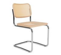 KNOLL chaise CESCA by Marcel Breuer (Hêtre naturel - Paille de Vienne et acier, bourré à la main)