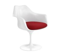 Knoll International Chaise avec accoudoirs Saarinen Tulip - Hallingdal 65 (674) - red - blanc