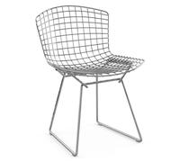 Knoll International Chaise Bertoia Side sans coussin - chromé