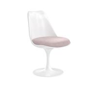 Knoll International Chaise Saarinen Tulip - blanc - Eva 125 - rose thé