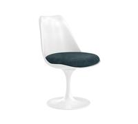 Knoll International Chaise Saarinen Tulip - blanc - Eva 172 - acier