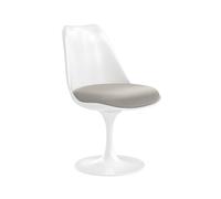 Knoll International Chaise Saarinen Tulip - blanc - Hallingdal 65 (103) - powder