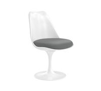Knoll International Chaise Saarinen Tulip - blanc - Tonus 4 (216) - steel