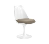 Knoll International Chaise Saarinen Tulip - Hallingdal 65 (220) - ivory beige - blanc