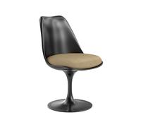 Knoll International Chaise Saarinen Tulip - noir - Alpaca 02 - beige