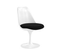 Knoll International Chaise Saarinen Tulip - Tonus 4 (128) - black - blanc