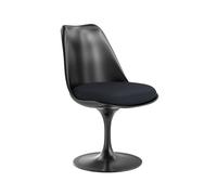 Knoll International Chaise Saarinen Tulip - Tonus 4 (690) - dark aubergine - noir