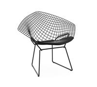 Knoll International Fauteuil Bertoia Diamond - noir - revêtement rilsan noir