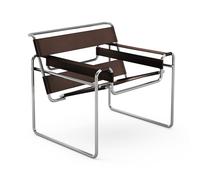 Knoll International Fauteuil Lounge Breuer Original Wassily - Spinneybeck Cuir marron