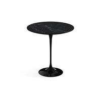 Knoll International Table d'appoint Saarinen - noir - Marbre Nero Marquina-très brillant - Ø 51 cm