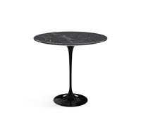 Knoll International Table d'appoint Saarinen - Oval - Marbre Nero Marquina-très brillant - noir