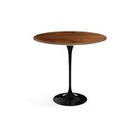 Knoll International Table d'appoint Saarinen - Oval - Placage de palissandre Santos - noir