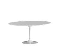 Knoll International Table de salle à manger Saarinen - Ø 152 cm - Stratifié blanc - blanc
