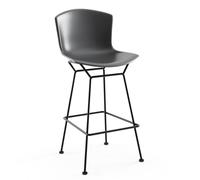 KNOLL tabouret hauteur bar BERTOIA Anniversary Edition (Structure noire / Coque gris - Acier verni / Polypropylène)