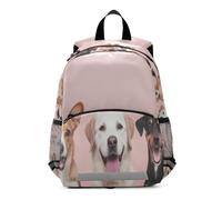 Knolling of Various Worldwide Types of Dogs Plain Colo Kids Backpack for Toddlers Kids Backpack for Boys Girls Kindergarten Preschool Nursery Travel Bag